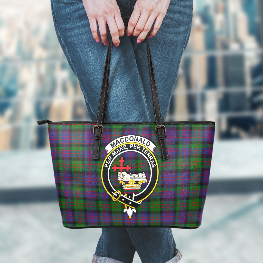 macdonald-tartan-leather-tote-bag-with-family-crest