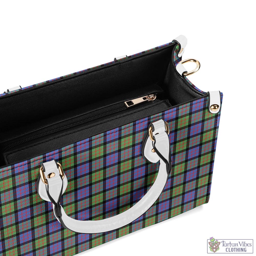 Tartan Vibes Clothing MacDonald Ancient Tartan Luxury Leather Handbags