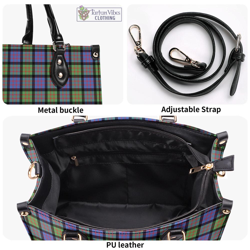 Tartan Vibes Clothing MacDonald Ancient Tartan Luxury Leather Handbags