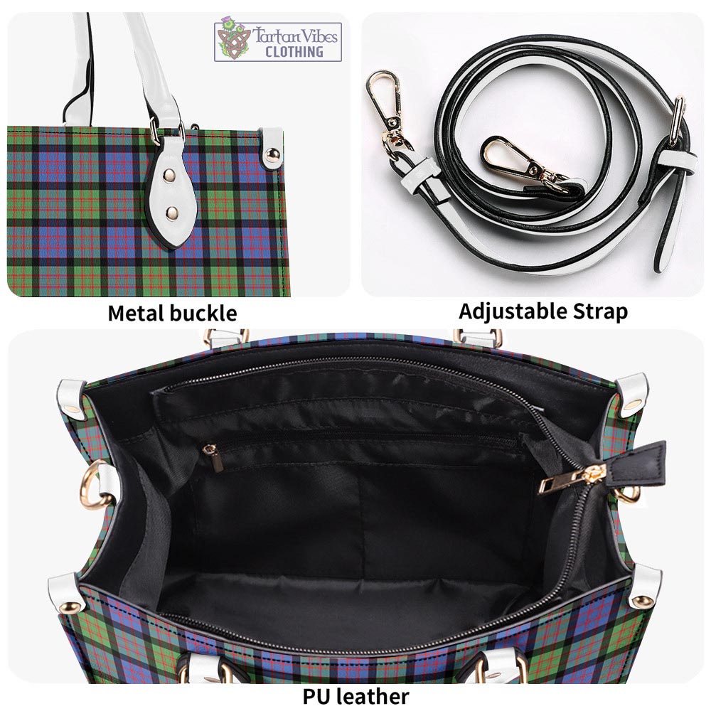 Tartan Vibes Clothing MacDonald Ancient Tartan Luxury Leather Handbags