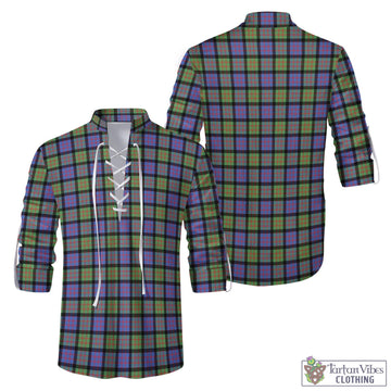 MacDonald Ancient Tartan Men's Scottish Traditional Jacobite Ghillie Kilt Shirt