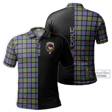 MacDonald Ancient Tartan Polo Shirt with Family Crest and Half Of Me Style