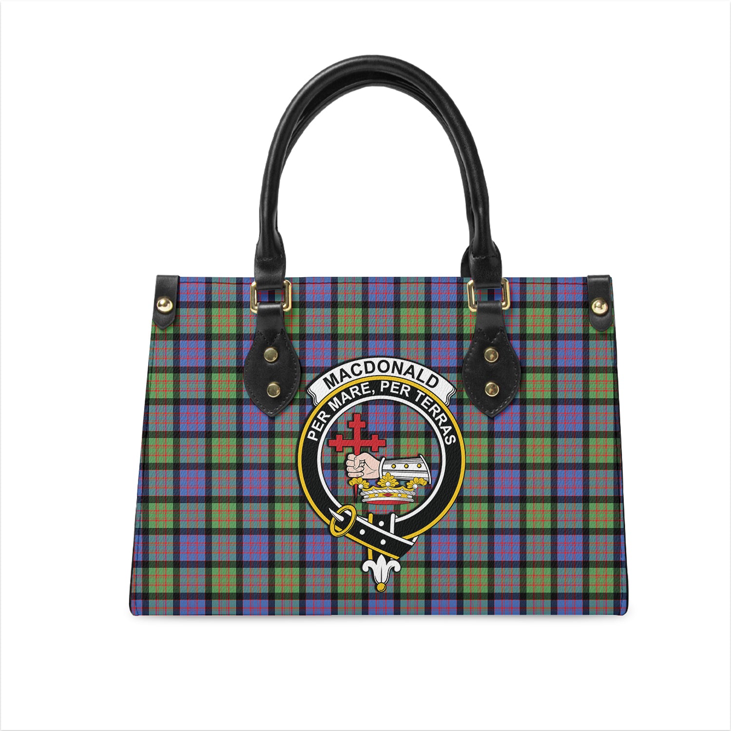 macdonald-ancient-tartan-leather-bag-with-family-crest