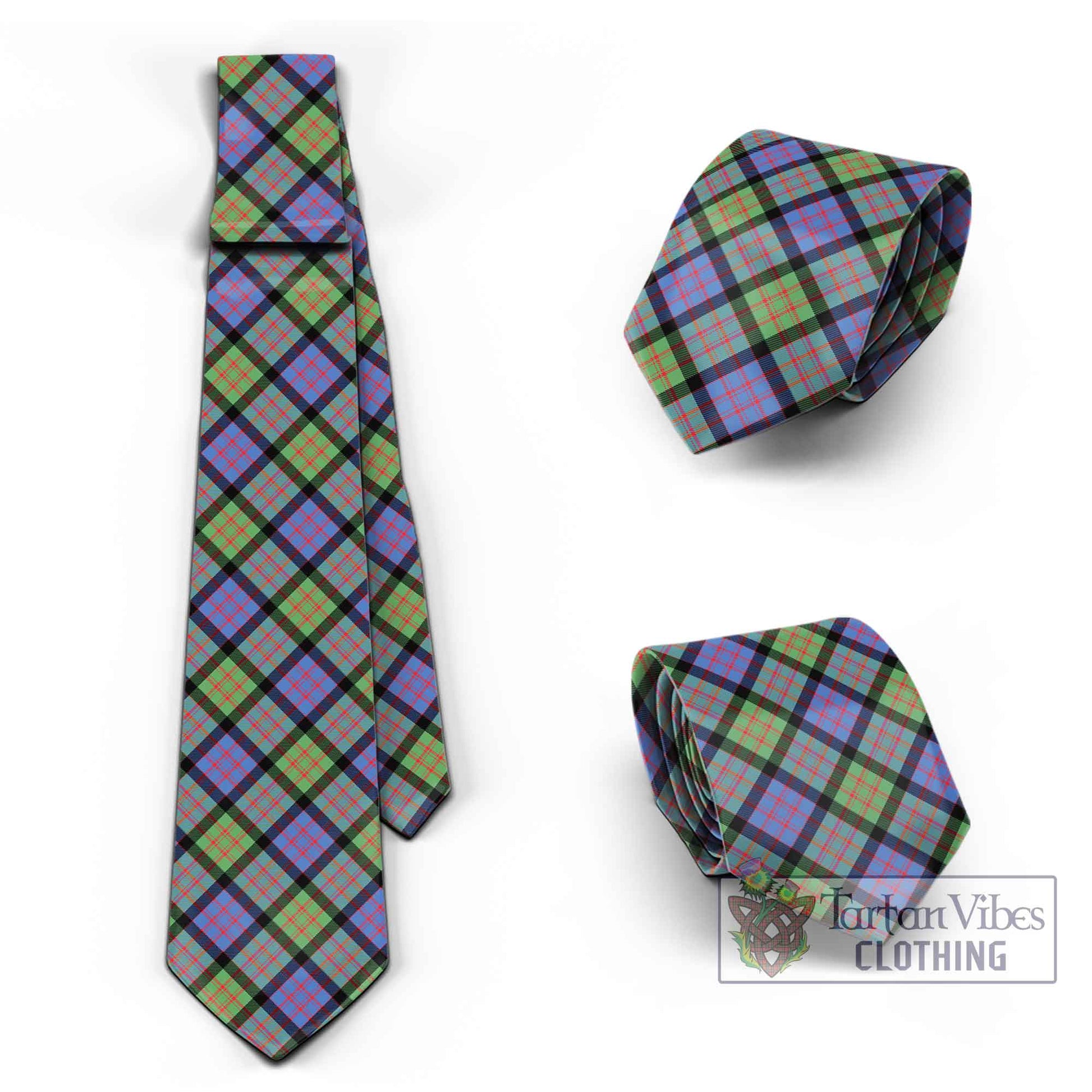 Tartan Vibes Clothing MacDonald Ancient Tartan Classic Necktie Cross Style