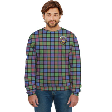 MacDonald Ancient Tartan Sweatshirt with Family Crest