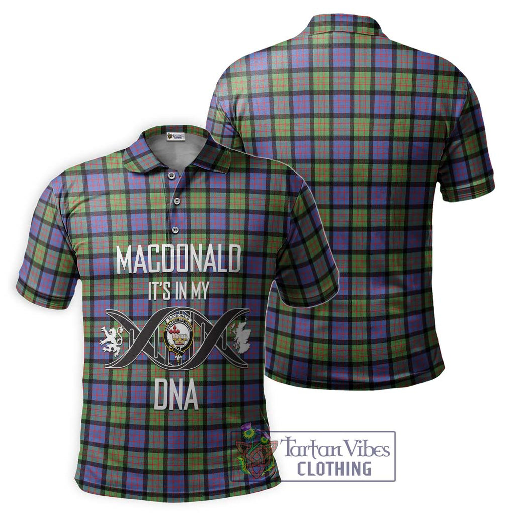 MacDonald Ancient Tartan Polo Shirt with Family Crest DNA In Me Style - Tartanvibesclothing Shop