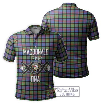 MacDonald Ancient Tartan Polo Shirt with Family Crest DNA In Me Style