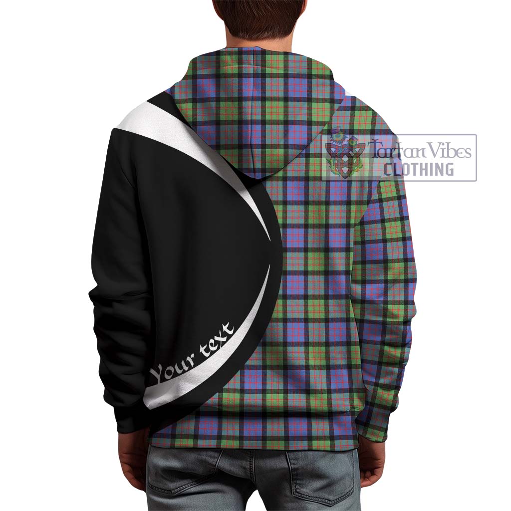 Tartan Vibes Clothing MacDonald Ancient Tartan Hoodie with Family Crest Circle Style