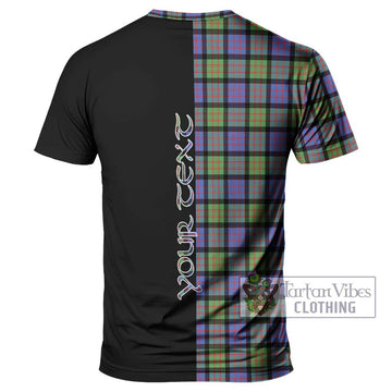 MacDonald Ancient Tartan T-Shirt with Family Crest and Half Of Me Style