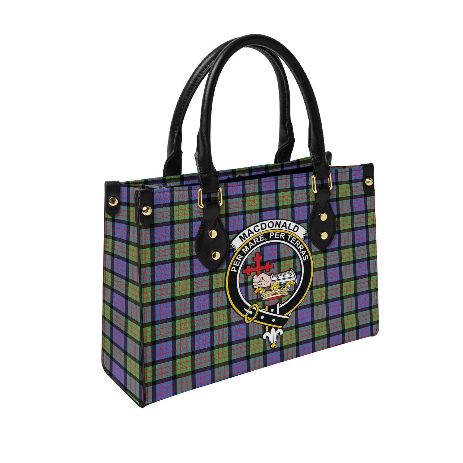 macdonald-ancient-tartan-leather-bag-with-family-crest