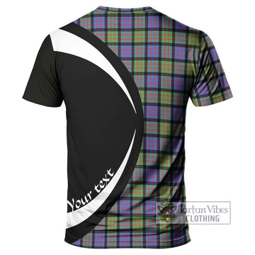 MacDonald Ancient Tartan T-Shirt with Family Crest Circle Style