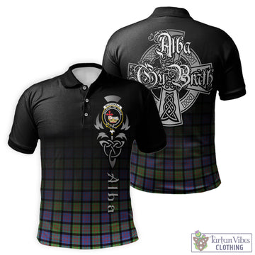 MacDonald Ancient Tartan Polo Shirt Featuring Alba Gu Brath Family Crest Celtic Inspired