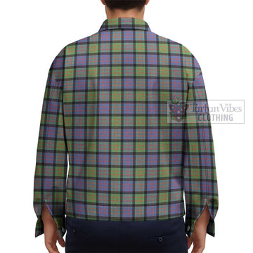 MacDonald Ancient Tartan Unisex Lapel Cotton Jacket