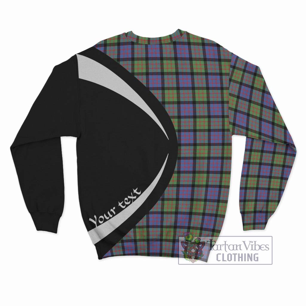 MacDonald Ancient Tartan Sweatshirt with Family Crest Circle Style - Tartan Vibes Clothing