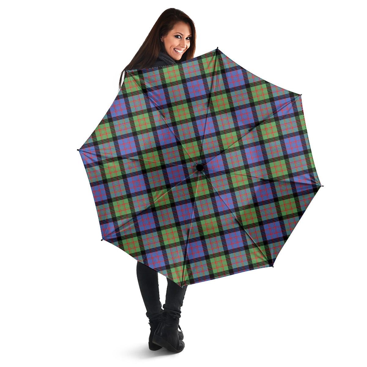 MacDonald Ancient Tartan Umbrella - Tartanvibesclothing