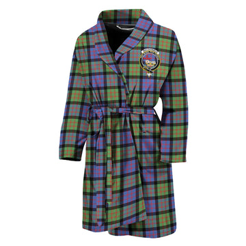 MacDonald Ancient Tartan Bathrobe with Family Crest