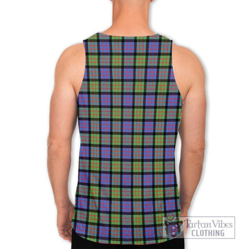 MacDonald Ancient Tartan Men's Tank Top with Family Crest DNA In Me Style