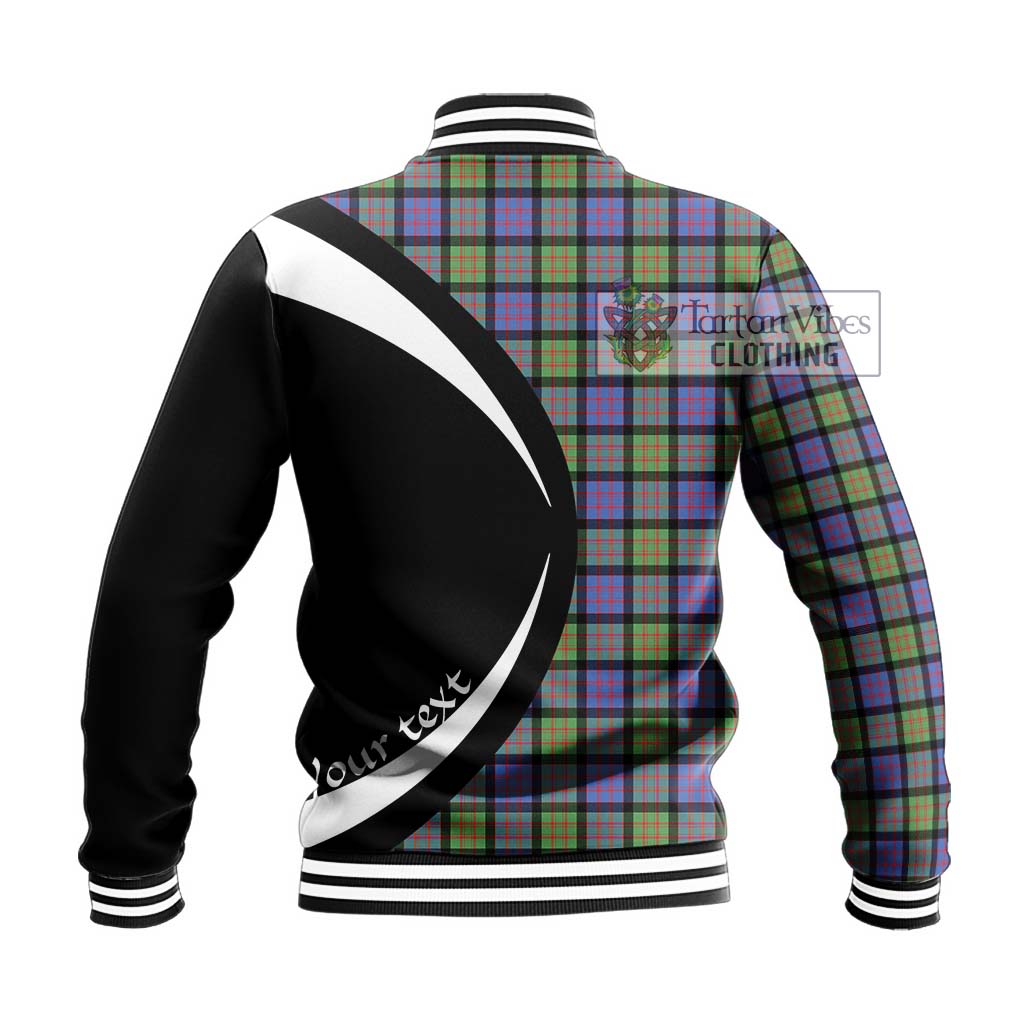 MacDonald Ancient Tartan Baseball Jacket with Family Crest Circle Style - Tartan Vibes Clothing