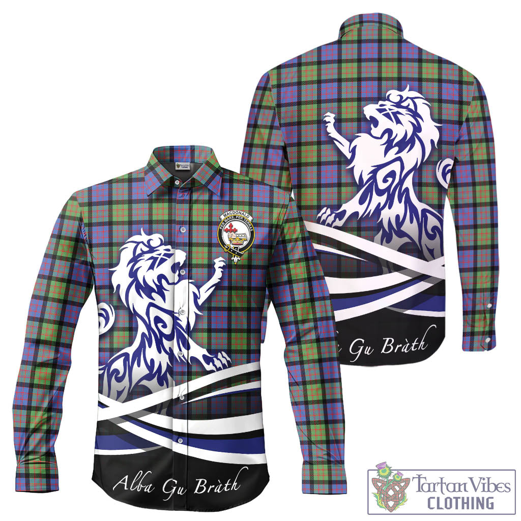 macdonald-ancient-tartan-long-sleeve-button-up-shirt-with-alba-gu-brath-regal-lion-emblem