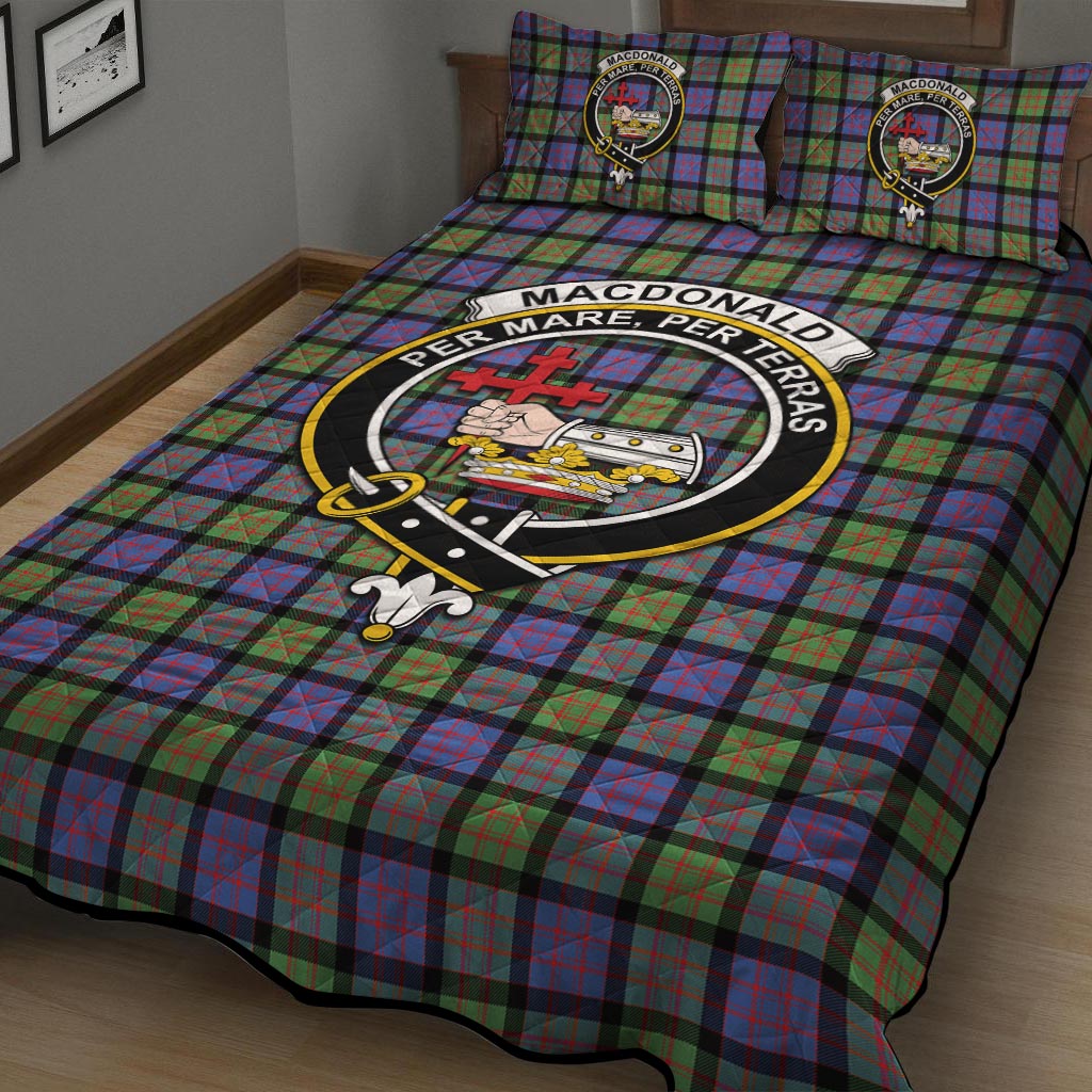 MacDonald Ancient Tartan Quilt Bed Set with Family Crest - Tartan Vibes Clothing