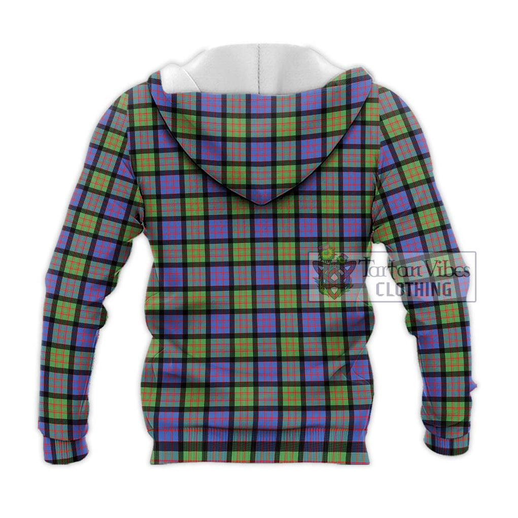 MacDonald Ancient Tartan Knitted Hoodie with Family Crest DNA In Me Style - Tartanvibesclothing Shop