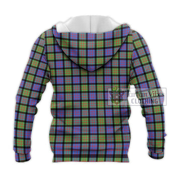 MacDonald Ancient Tartan Knitted Hoodie with Family Crest DNA In Me Style