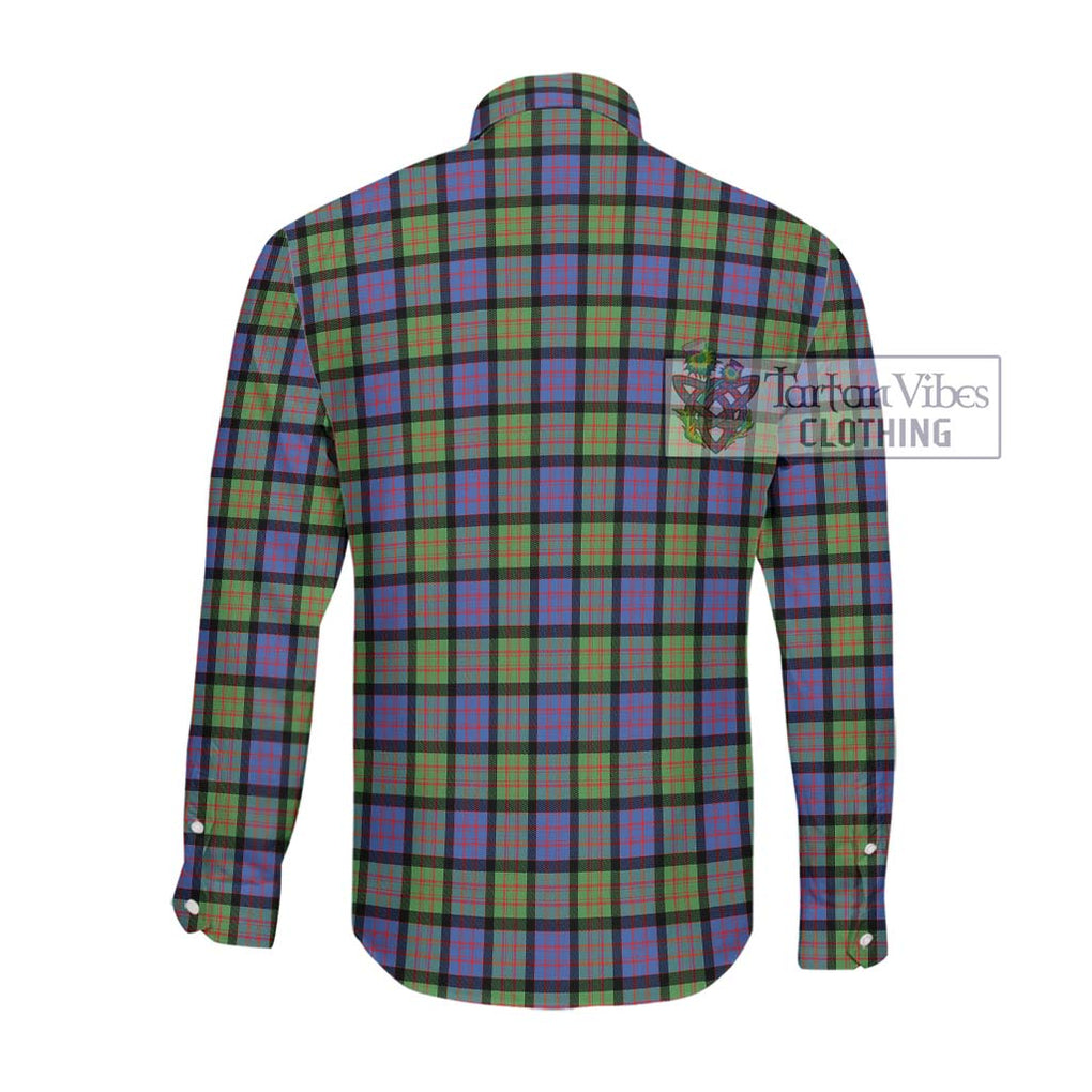 MacDonald Ancient Tartan Long Sleeve Button Shirt with Family Crest DNA In Me Style - Tartanvibesclothing Shop