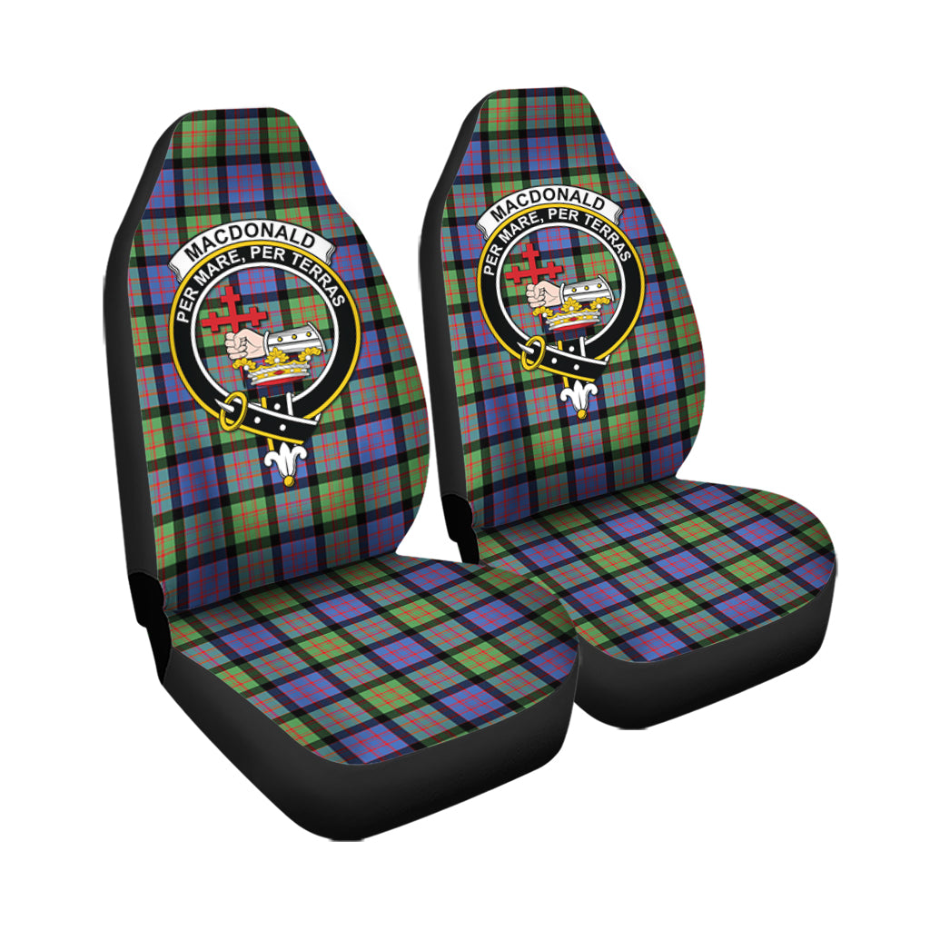 MacDonald Ancient Tartan Car Seat Cover with Family Crest - Tartanvibesclothing