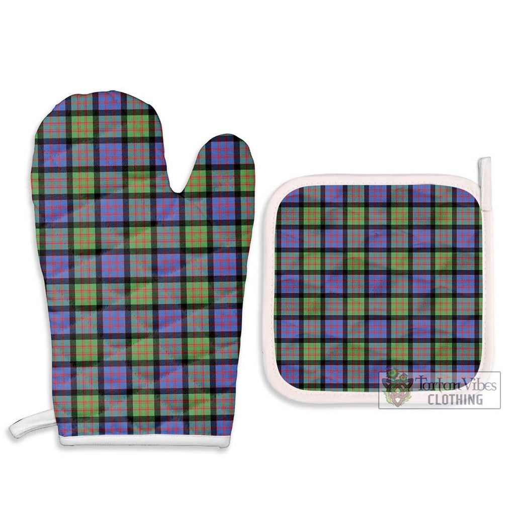 MacDonald Ancient Tartan Combo Oven Mitt & Pot-Holder Combo 1 Oven Mitt & 2 Pot-Holder White - Tartan Vibes Clothing