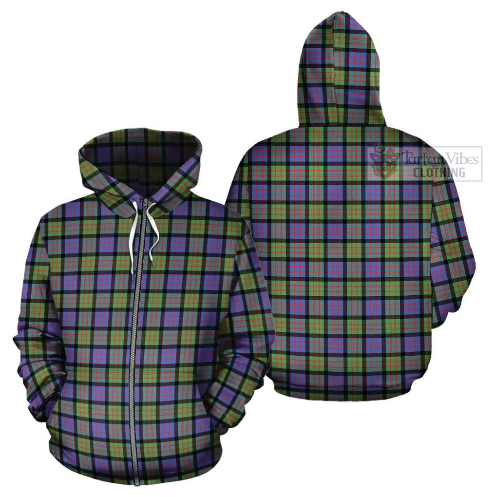 MacDonald Ancient Tartan Cotton Hoodie Zip Hoodie - Tartan Vibes Clothing