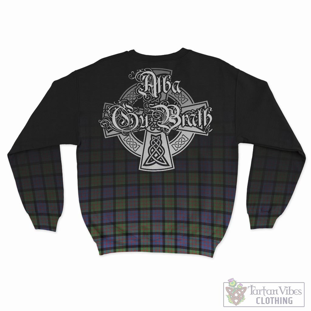 Tartan Vibes Clothing MacDonald Ancient Tartan Sweatshirt Featuring Alba Gu Brath Family Crest Celtic Inspired