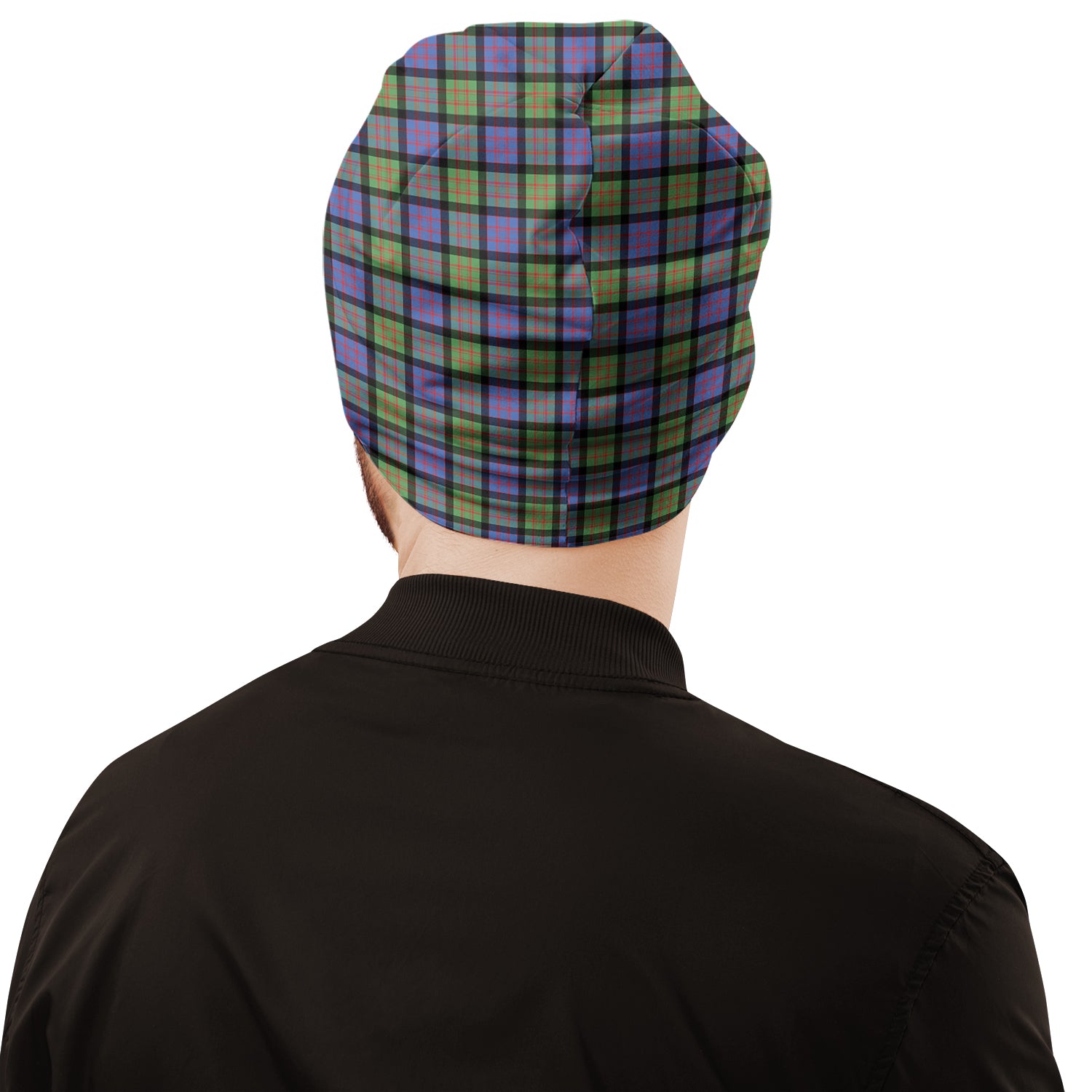 MacDonald Ancient Tartan Beanies Hat with Family Crest - Tartan Vibes Clothing