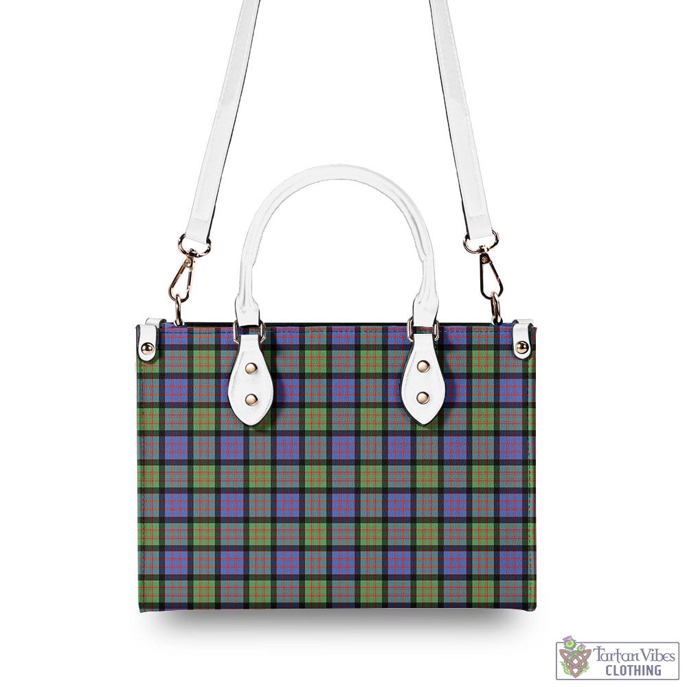 Tartan Vibes Clothing MacDonald Ancient Tartan Luxury Leather Handbags