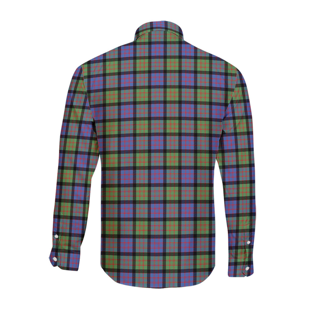 macdonald-ancient-tartan-long-sleeve-button-up-shirt-with-family-crest