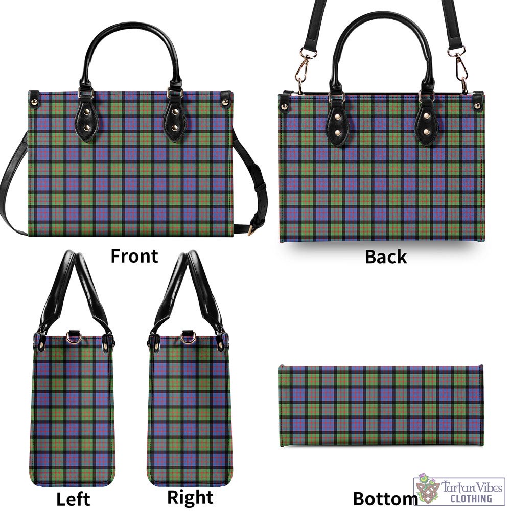 Tartan Vibes Clothing MacDonald Ancient Tartan Luxury Leather Handbags