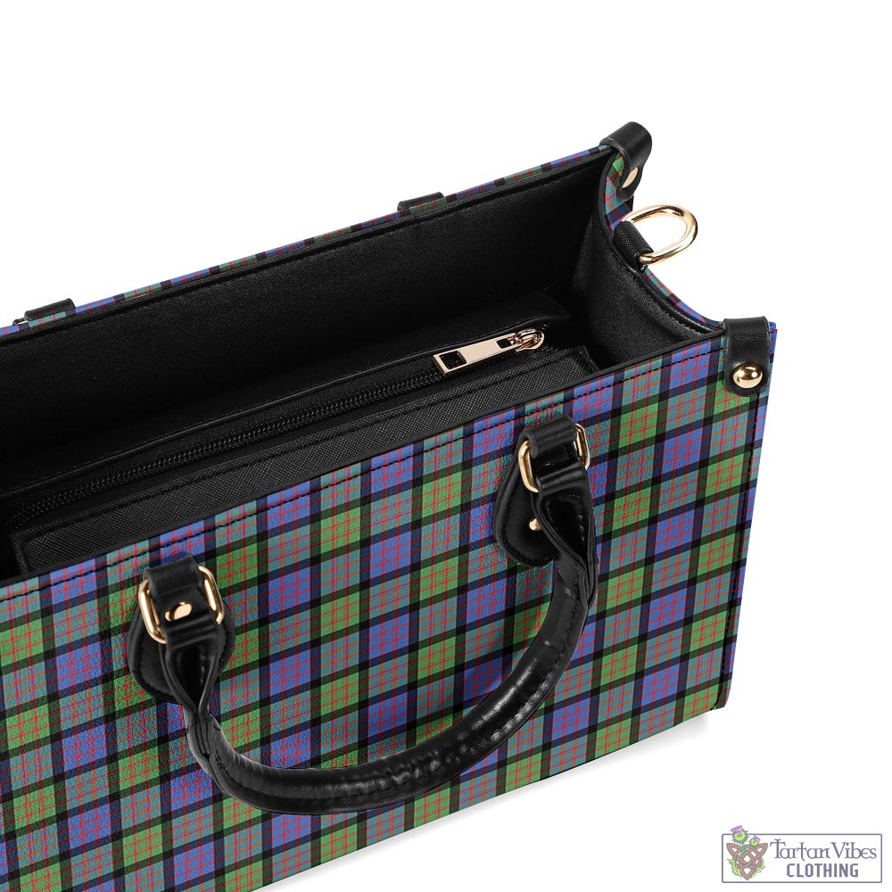 Tartan Vibes Clothing MacDonald Ancient Tartan Luxury Leather Handbags