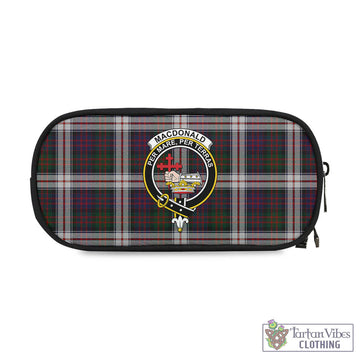 MacDonald Dress Tartan Pen and Pencil Case with Family Crest