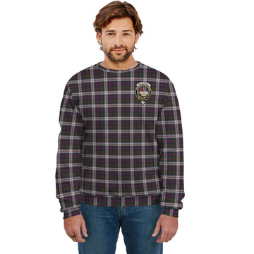 MacDonald Dress Tartan Sweatshirt with Family Crest