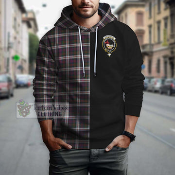 MacDonald Dress Tartan Hoodie with Family Crest and Half Of Me Style