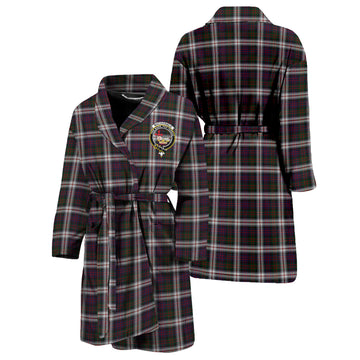 MacDonald Dress Tartan Bathrobe with Family Crest