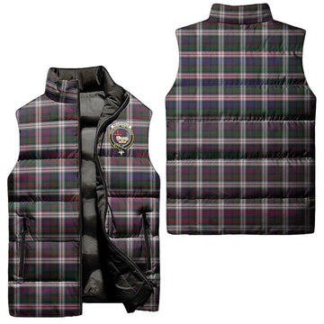 MacDonald Dress Tartan Sleeveless Puffer Jacket with Family Crest