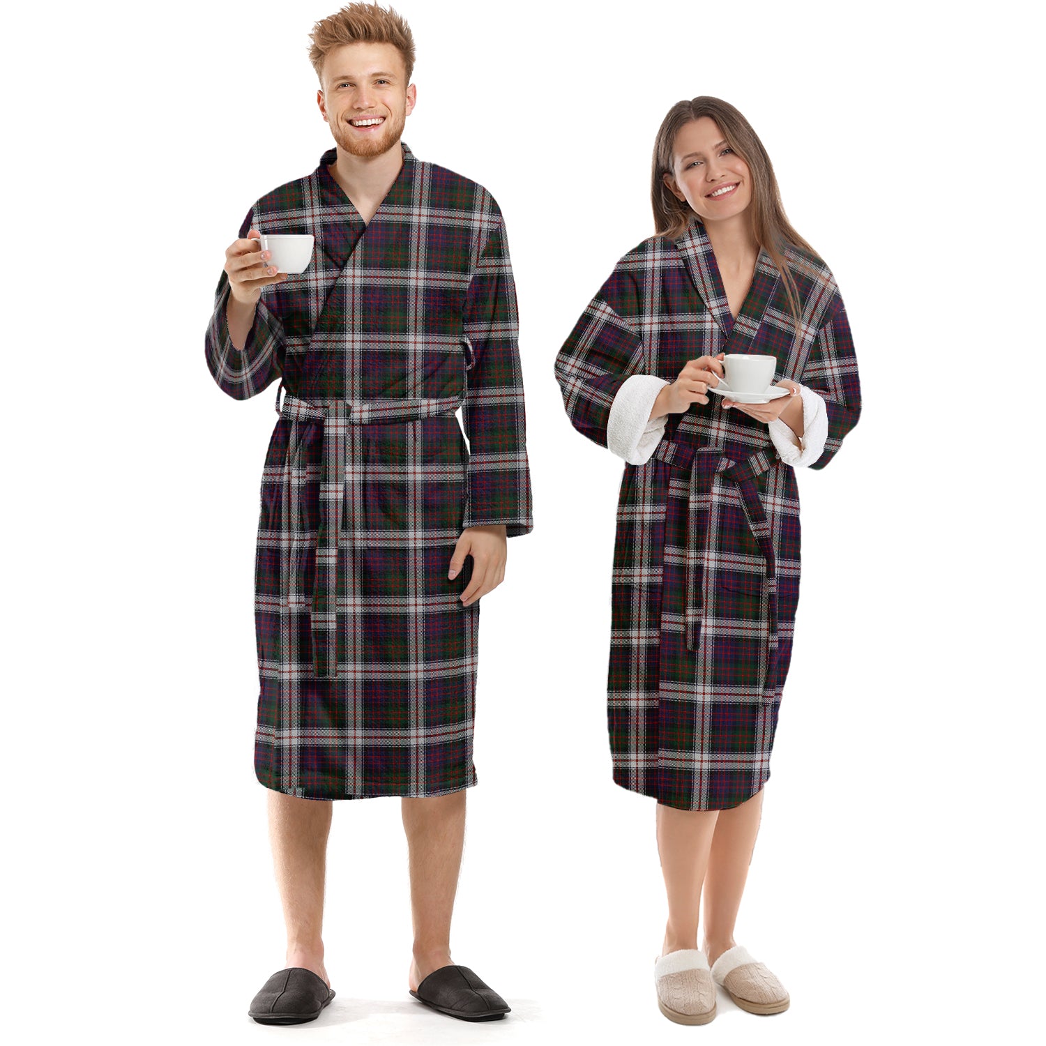 MacDonald Dress Tartan Bathrobe Unisex S - Tartan Vibes Clothing