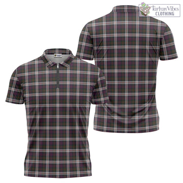 MacDonald Dress Tartan Zipper Polo Shirt