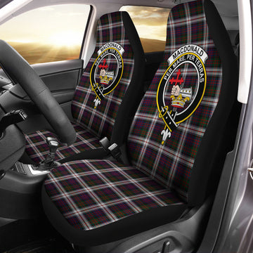 MacDonald Dress Tartan Car Seat Cover with Family Crest