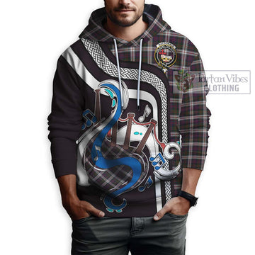 MacDonald Dress Tartan Hoodie with Epic Bagpipe Style