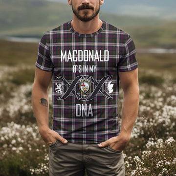 MacDonald Dress Tartan T-Shirt with Family Crest DNA In Me Style