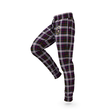 MacDonald Dress Tartan Joggers Pants with Family Crest