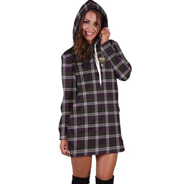 MacDonald Dress Tartan Hoodie Dress with Family Crest