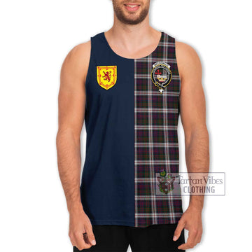 MacDonald Dress Tartan Men's Tank Top Alba with Scottish Lion Royal Arm Half Style