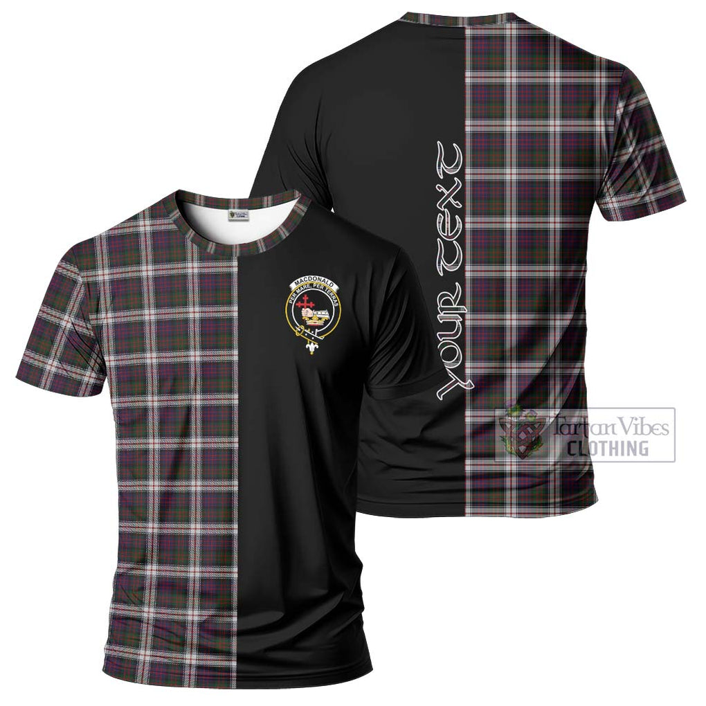 MacDonald Dress Tartan T-Shirt with Family Crest and Half Of Me Style Kid's Shirt - Tartanvibesclothing Shop